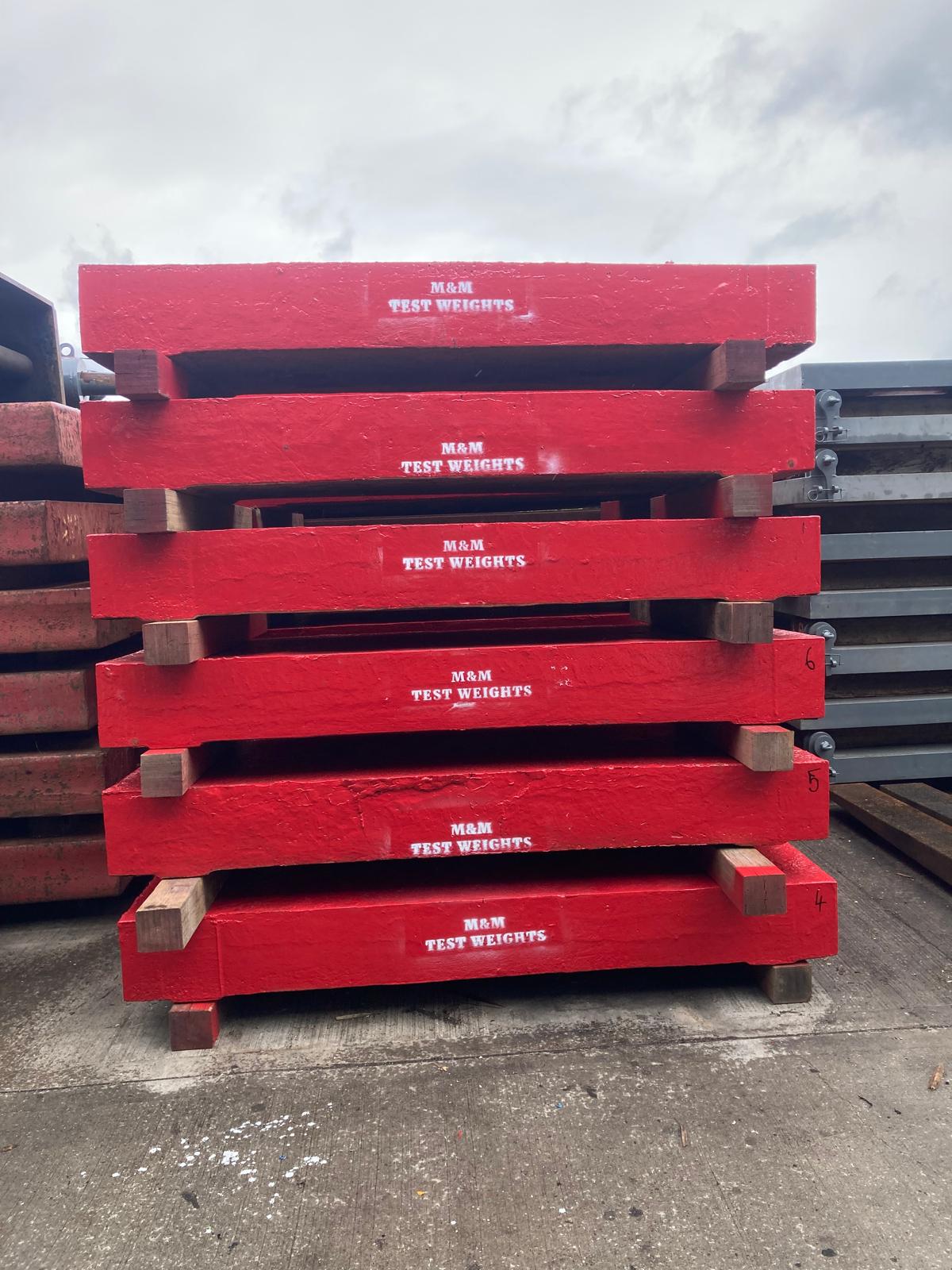 4000 kgs slab-weights